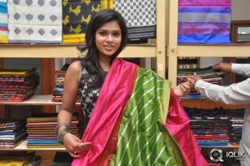 Bhargavi Launches Pochampally Ikat art Mela